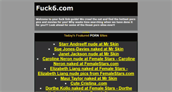 Desktop Screenshot of fuck6.com