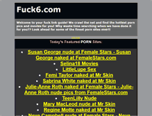 Tablet Screenshot of fuck6.com